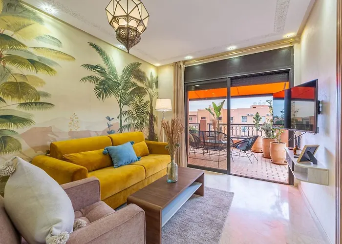 L\'Atlas - Appartement Authentique A Gueliz